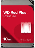 Western Digital 12TB WD Red Plus NAS Internal Hard Drive HDD - 7200 RPM, SATA 6 GB/s, CMR, 512 MB Cache, 3.5" - WD120EFBX