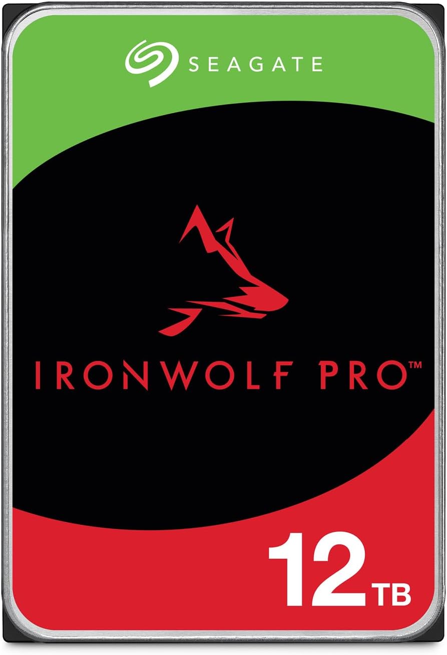Seagate IronWolf 12TB NAS Internal Hard Drive HDD – 3.5 Inch SATA 6Gb/s 7200 RPM 256MB Cache for RAID Network Attached Storage (used)
