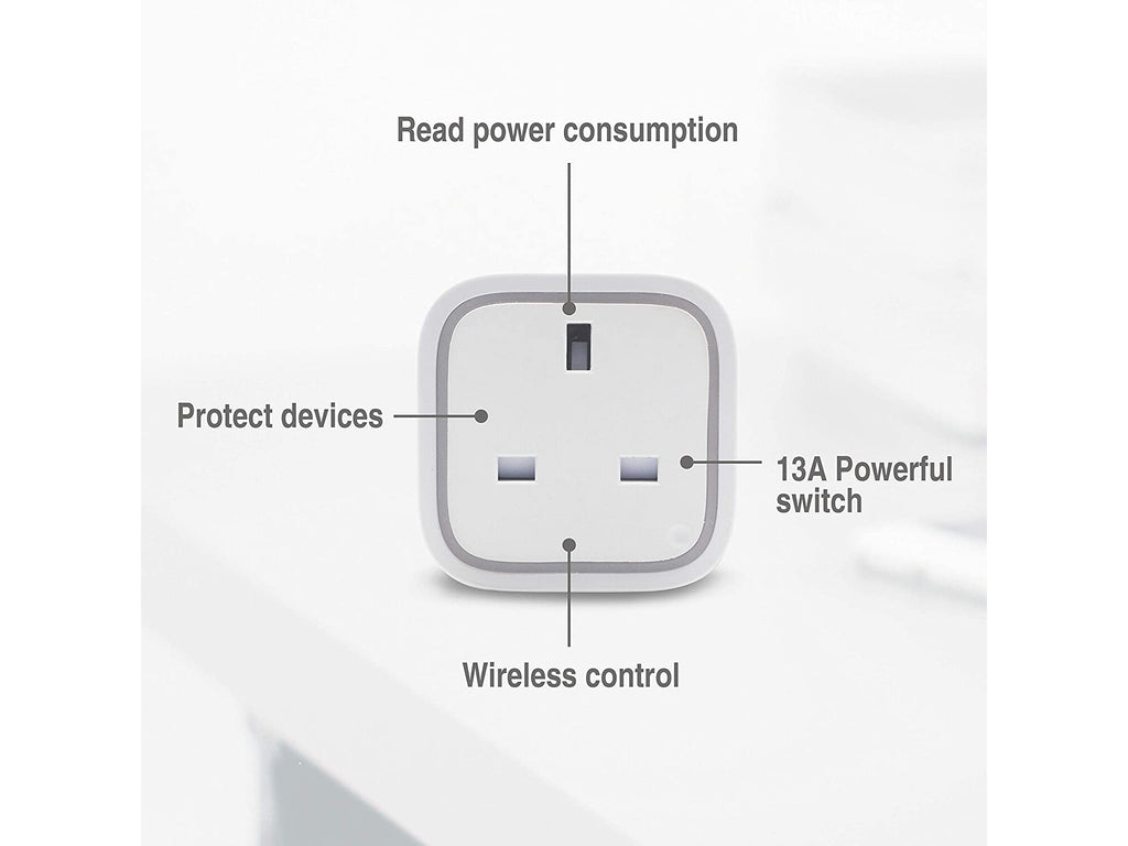 Aeotec Smart Switch 6, Z-Wave Plus on/off device controller up to 3000W with Power Monitor and USB Port (UK Plug ZW096))