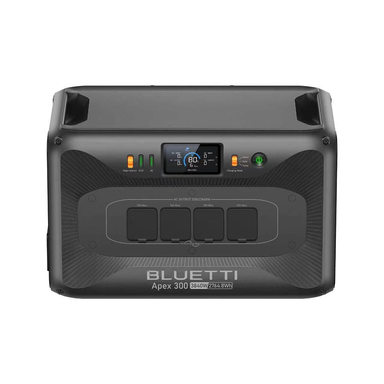 BLUETTI Apex 300 Portable Power Station, 2764.8Wh Solar Generator LFP Battery Backup - UK Standard